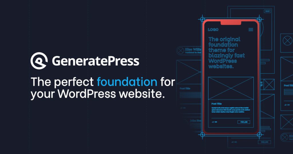 GeneratePress - bästa temat för WordPress